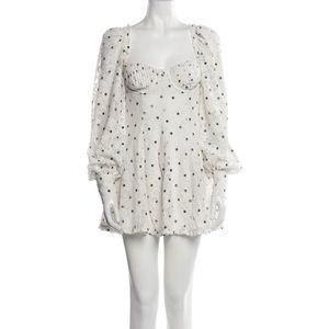 For Love and Lemons Lace pattern mini dress NWT